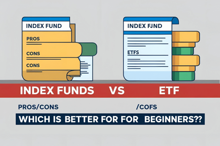 index funds vs ETFs for beginners